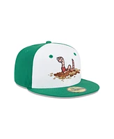 New Era Men's White Worcester Red Sox Theme Nights 59FIFTY Fitted Hat