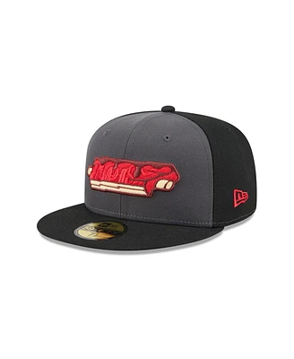 New Era Men's Gray Memphis Redbirds Theme Nights 59FIFTY Fitted Hat