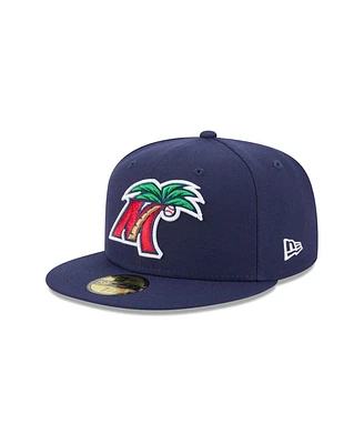 New Era Men's Navy Fort Myers Mighty Mussels Theme Nights 59FIFTY Fitted Hat