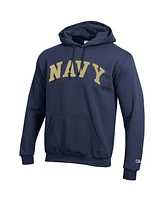 Champion Men's Navy Midshipmen Basic Arch Fleece Pullover Hoodie