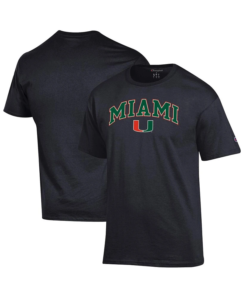Champion Men's Miami Hurricanes Arched Logo T-Shirt