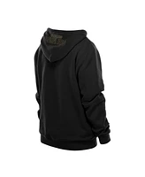 New Era Men's Black Cleveland Cavaliers Tonal Color Pop Premium Pullover Hoodie