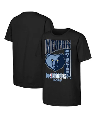 Outerstuff Big Boys and Girls Black Memphis Grizzlies 2025 Nba Playoffs Hype T-Shirt