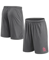 Fanatics Men's Gray St. Louis Cardinals Primary Logo Shorts