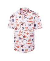 Reyn Spooner Men's White Houston Astros Kekai Performance Button-Up Top