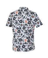 Reyn Spooner Men's White Detroit Tigers Pua Performance Polo Shirt