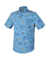 Reyn Spooner Men's Light Blue Milwaukee Brewers Kekai Button-Down Shirt
