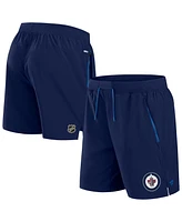 Fanatics Men's Navy Winnipeg Jets Authentic Pro Rink Performance Shorts