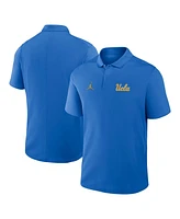 Jordan Men's Blue Ucla Bruins Primetime Victory Primary Logo Performance Polo Shirt
