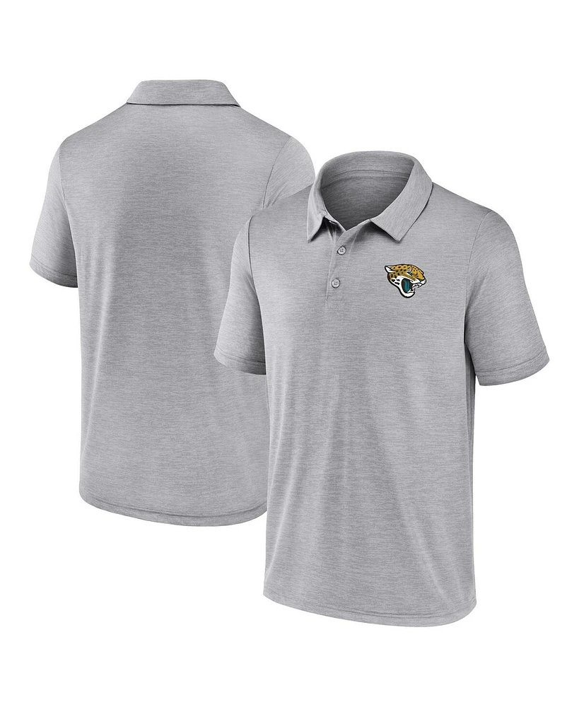 Fanatics Men's Gray Jacksonville Jaguars Making Waves Polo Shirt