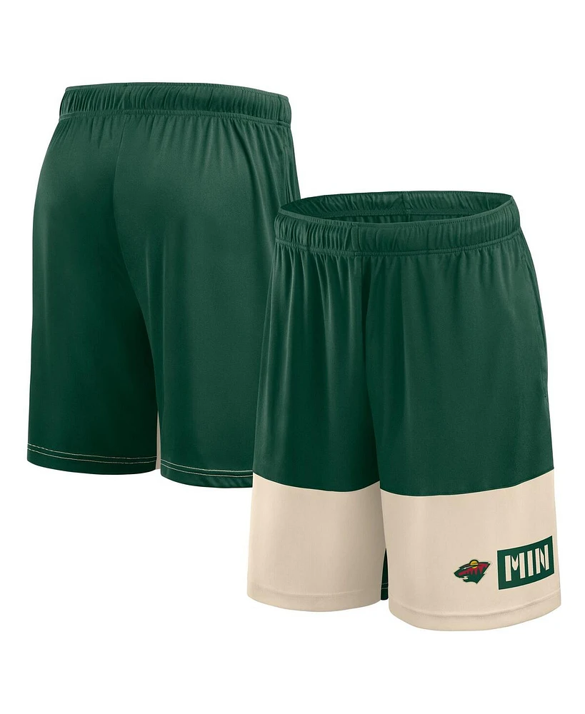 Logo Athletic Men's Green Minnesota Wild Best of the Shorts
