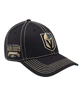 Starter Men's Black Vegas Golden Knights Sphere Ii Curved Star fit Adjustable Hat