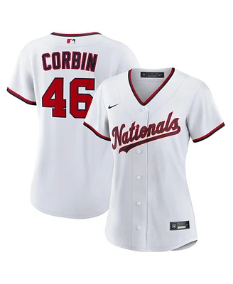 Nike Women's Patrick Corbin White Washington Nationals Home 2.0 Replica Jersey