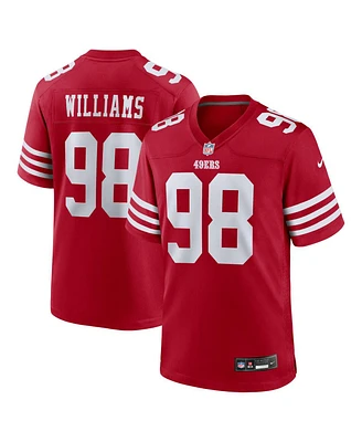 Nike Men's Mykel Williams Scarlet San Francisco 49ers 2025 Nfl Draft First Round Pick Game Jersey