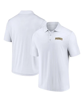 Fanatics Men's White San Diego Padres Component Polo Shirt
