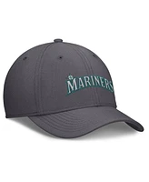 Nike Men's Gray Seattle Mariners Swoosh Performance Flex Hat