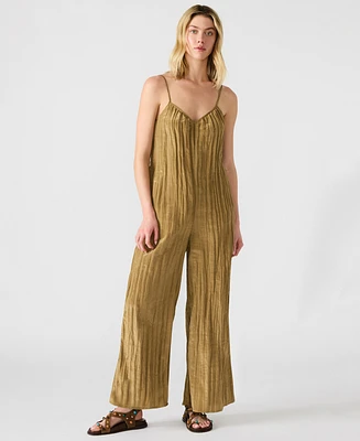 Steve Madden Women's Crinkle Desdemona Jumpsuit