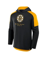 Fanatics Men's Black Boston Bruins Meta Game Transitional Pullover Hoodie