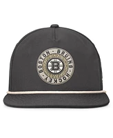 Fanatics Men's Charcoal Boston Bruins Closer Adjustable Hat