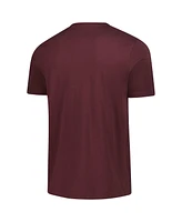 Adidas Men's Dark Red Mercedes-amg Petronas F1 Team 2025 Miami Grand Prix Pack T-Shirt
