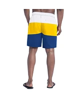 G-iii Sports by Carl Banks Men's Royal/Gold Los Angeles Rams Sunrise Volley Swim Shorts