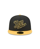 New Era Men's Black Indianapolis Indians Theme Nights 59FIFTY Fitted Hat