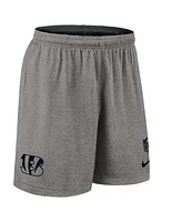 Nike Men's Black Cincinnati Bengals Sideline Reversible Performance Shorts