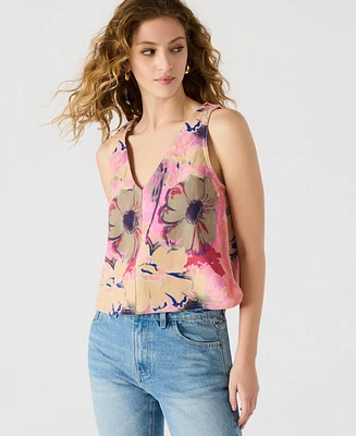 Steve Madden Women's Sleeveless Cropped Elia Top