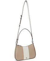 Lauren Ralph Lauren Two-Tone Leather Small Danni Shoulder Bag