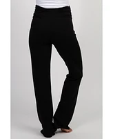 Pinkblush Maternity Black Foldover Lounge Pants