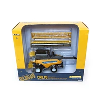 1/64th New Holland CR8.90 Combine with Corn and Grain Headers by Ertl
