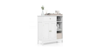 Freestanding Kitchen Cupboard Storage Organizer with 1 Large Drawer