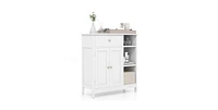 Freestanding Kitchen Cupboard Storage Organizer with 1 Large Drawer