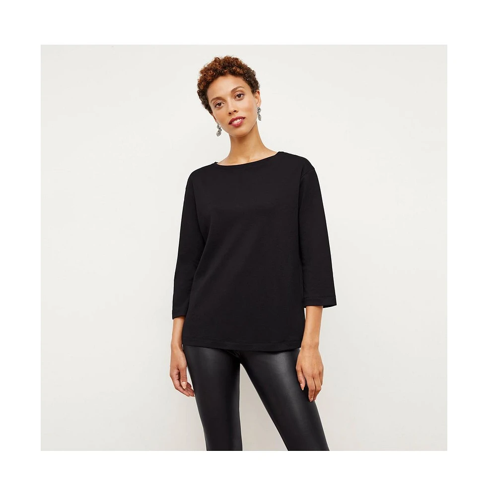M.m.LaFleur Women's Owen T-Shirt - Organic Pima Cotton