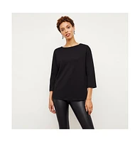 M.m.LaFleur Women's Owen T-Shirt - Organic Pima Cotton