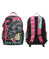 Godzilla Large Graphic 17.5” Pink Backpack