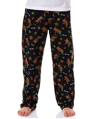 Scooby-Doo Boys Ruh-Roh All-Over Tossed Print Sleep Pajama Pants Loungewear