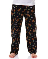 Scooby-Doo Boys Ruh-Roh All-Over Tossed Print Sleep Pajama Pants Loungewear