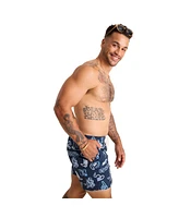 Chubbies Men's 5.5" Navy Dallas Cowboys The Neon Lined Classic Swim Trunks