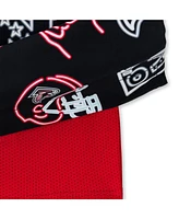 Chubbies Men's 5.5" Black Atlanta Falcons The Neon Lined Classic Swim Trunks