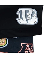 Chubbies Men's 5.5" Black Cincinnati Bengals Lined Classic Swim Trunks