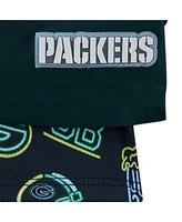 Chubbies Men's 5.5" Dark Green Bay Packers Lined Classic Swim Trunks