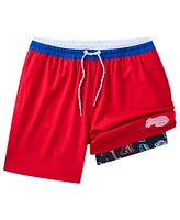 Chubbies Men's 5.5" Red Buffalo Bills Lined Classic Swim Trunks