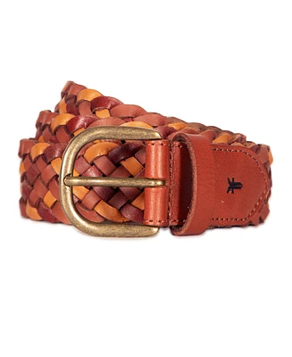 Frye Women's Tonal Woven Leather Belt