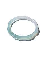 Bambam - Bamboo shaped skinny jade stone bangle