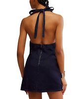 Free People Women's Trevi Denim Mini Dress