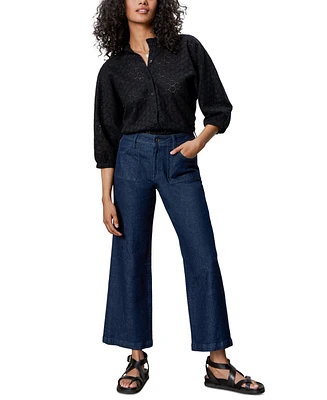Sanctuary Women's Cotton Petal Drop Blouse