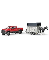 1/16 Bruder Ram 2500 Power Pick Up with Horse Trailer and 1 Horse