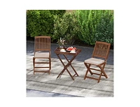 Tray Table with Removable Tray Top for Convenient Serving and Versatile Use on Patio and in Garden