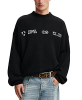 Cotton On Men's Relaxed Crew Knit Sweater